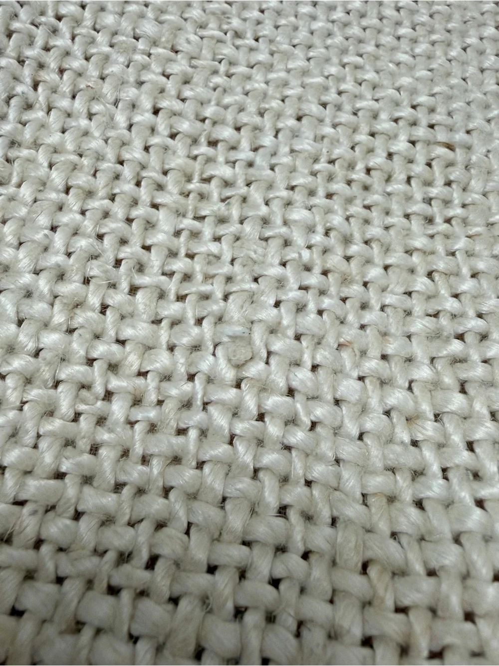 West Elm Two Tone Chunky White Linen Pillow Cover 20x20